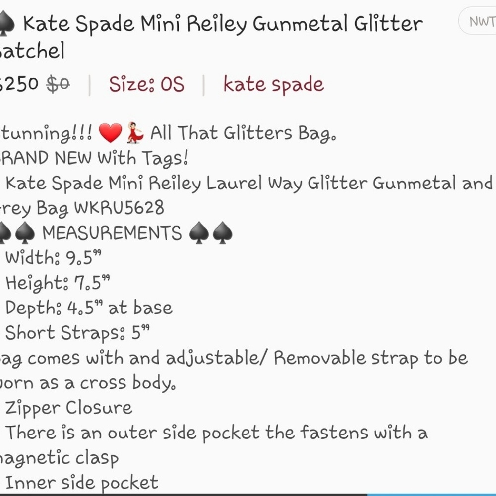 ♣️Kate Spade♣️ - Picture 8 of 8